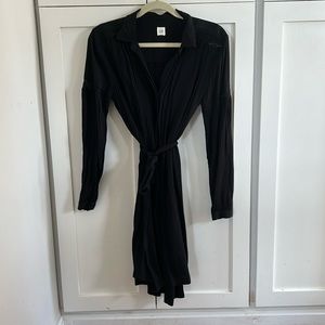Gap rayon tie waist dress